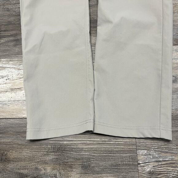 Public Rec Dealmaker Tan Mens 34x29 Flat Front Performance Stretch Dress Pants - Picture 7 of 16